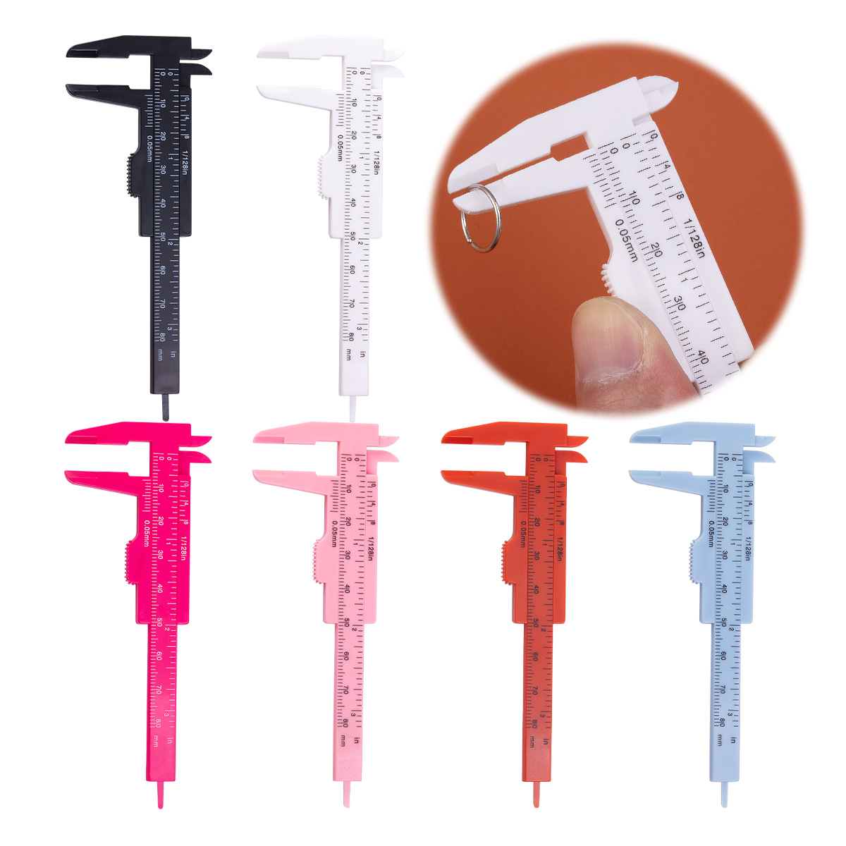 Body Jewelry Etc - 1/6 stks Piercing Sieraden Meetinstrument Acryl