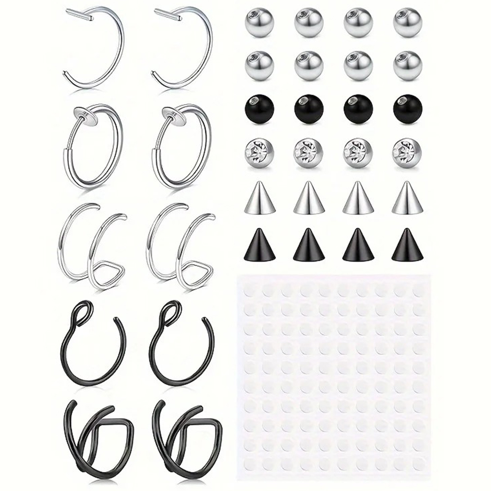 Body Jewelry Nose Ring - Nep-piercings, nep-lipring, nep-neusring, nep-slangenbeet, nep-wenkbrauwpiercing, oorcuff-clip,
