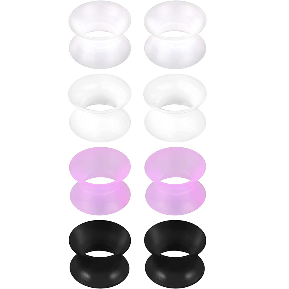 Body Jewelry Tunnels - 1 paar/4 paar siliconen oordopjes tunnel
