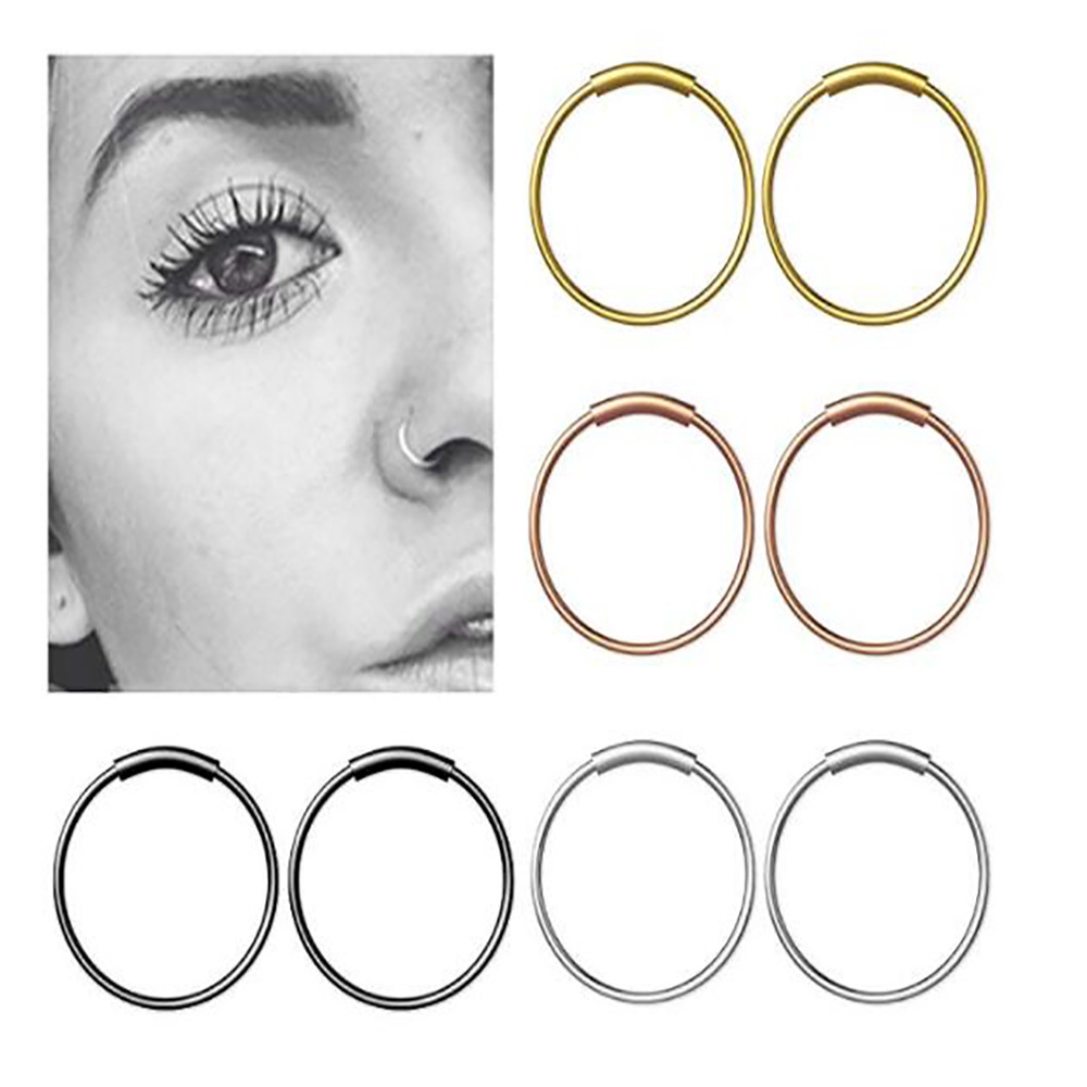 Body Jewelry Nose Ring - 3 stks/partij 316L Chirurgisch Staal Naadloze