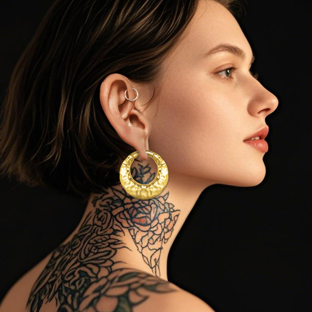 Vankula 2PCS ronde Oor Hoepel  - Body Jewelry Hangers recensie en prijs