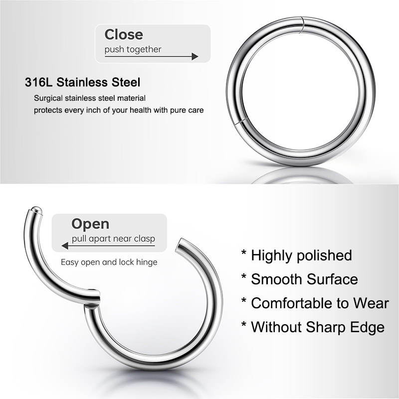 16G 316L Chirurgisch staal Sch - Body Jewelry Nose Ring recensie en prijs