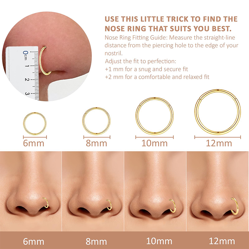 16G 316L Chirurgisch staal Sch - Body Jewelry Nose Ring recensie en prijs