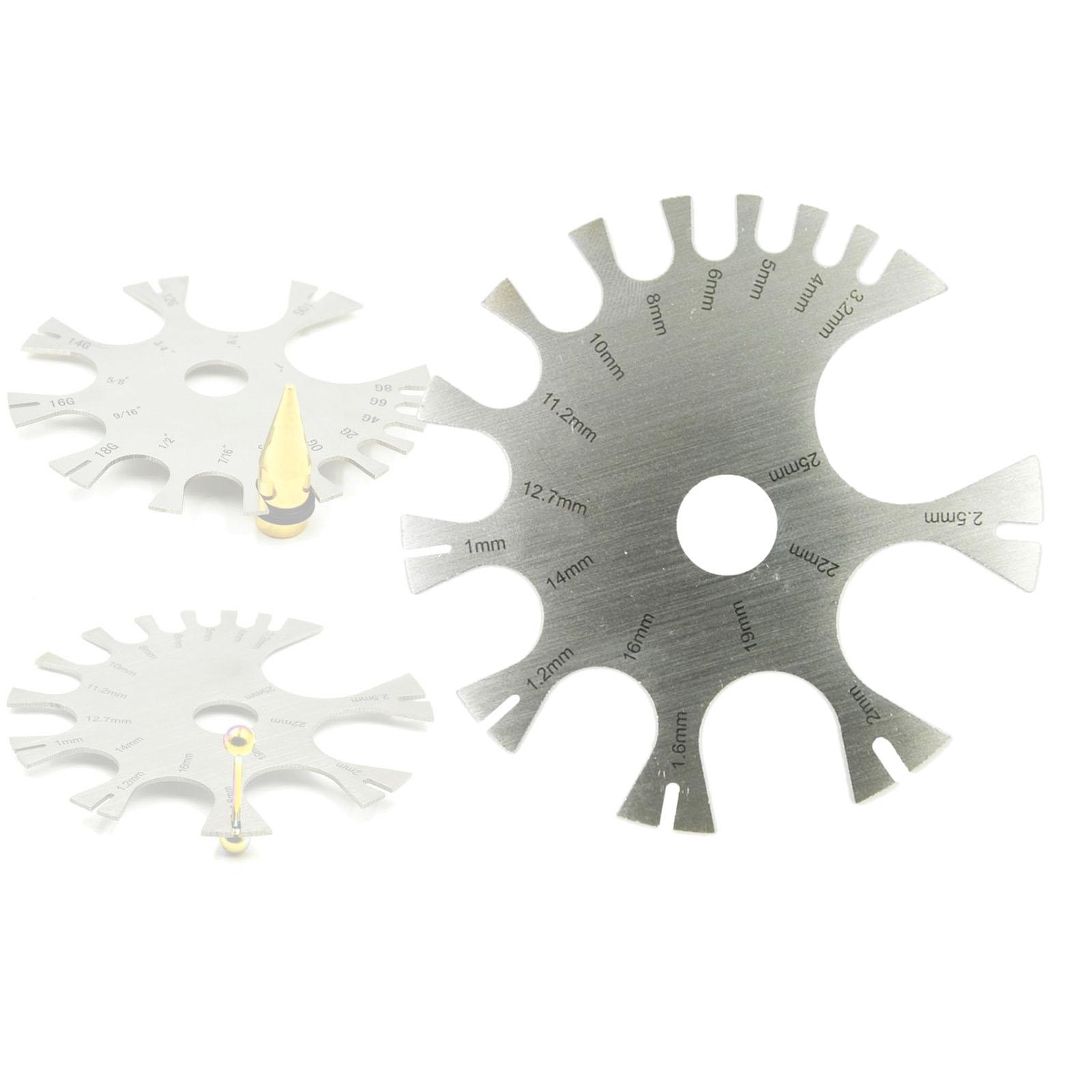 Lichaamssieraden Piercings Gau - Body Jewelry Measurements recensie en prijs