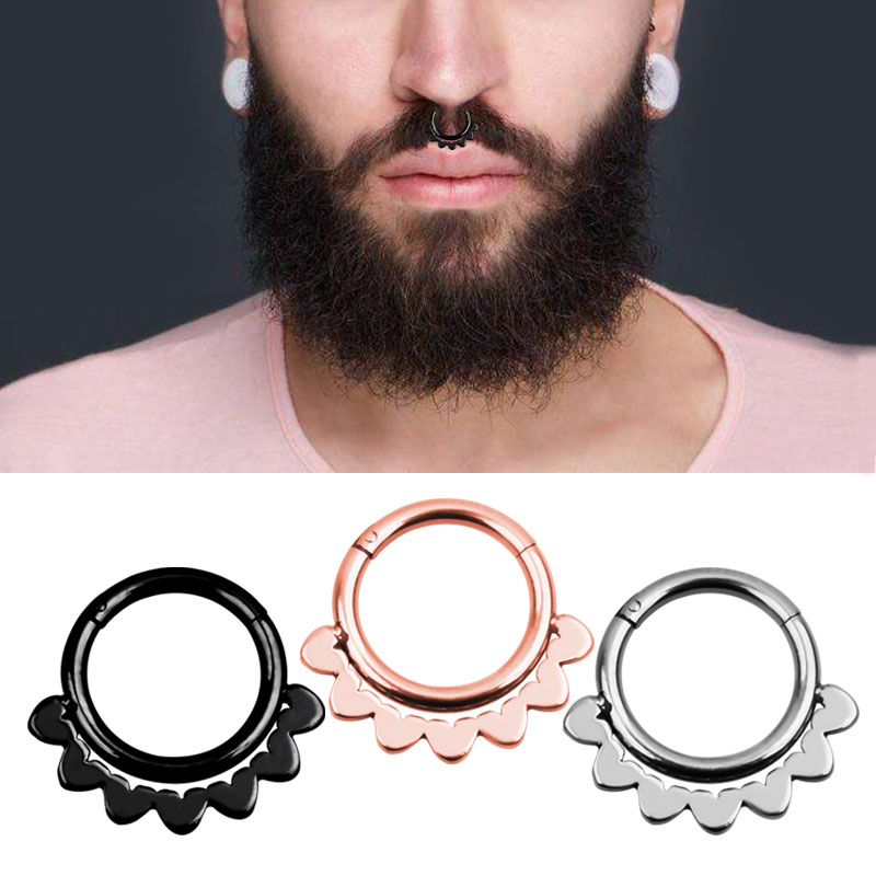 1PC Punk Stijl Neusring Clicke - Body Jewelry Ear Piercing recensie en prijs