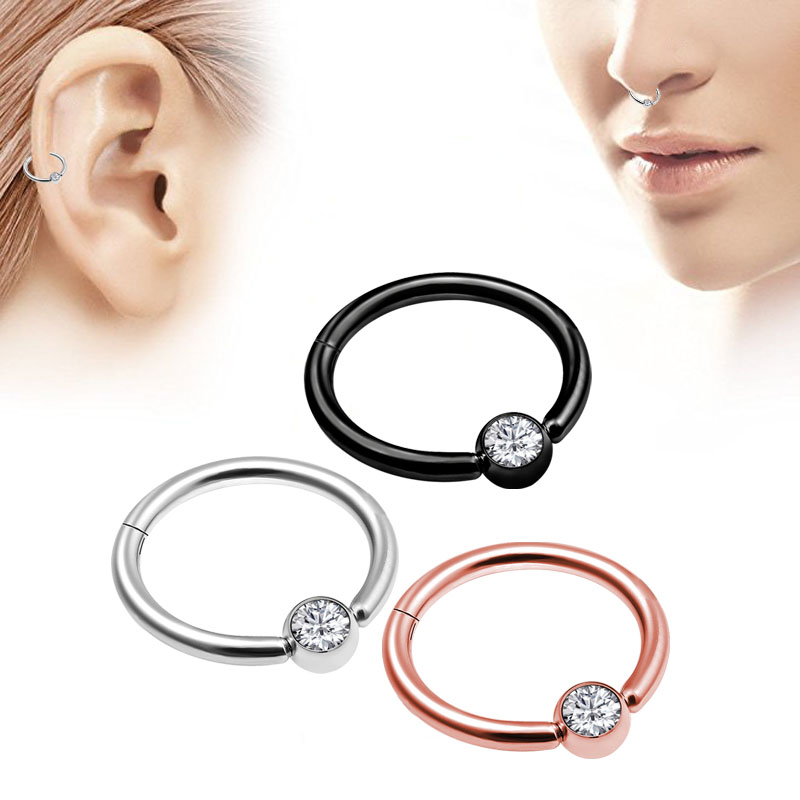 1PC Punk Stijl Neusring Clicke - Body Jewelry Ear Piercing recensie en prijs