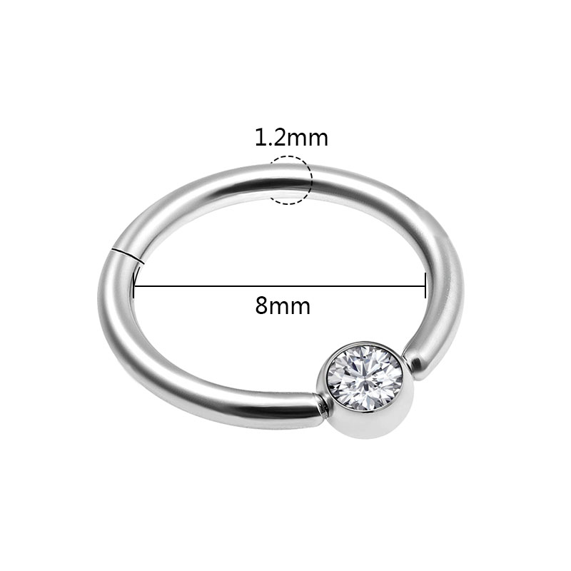 1PC Punk Stijl Neusring Clicke - Body Jewelry Ear Piercing recensie en prijs