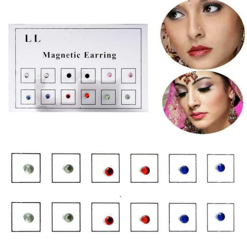 12PCS/Card Fake Cheater Niet D - Body Jewelry Nose Ring recensie en prijs