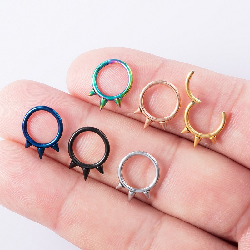1 stuk 8/10mm Rvs Kleine Spike - Body Jewelry Nose Ring recensie en prijs