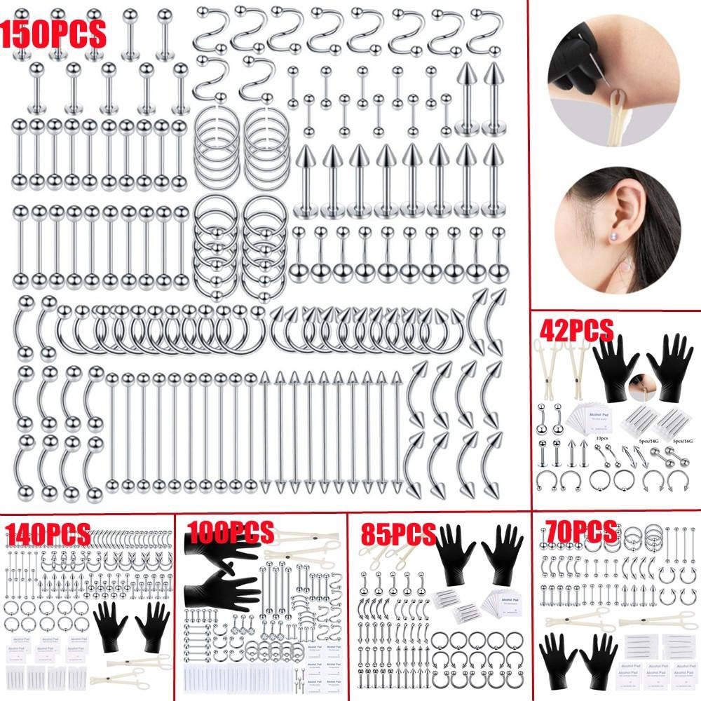 150/140/85/70/42-delige body p - Body Jewelry Nose Ring recensie en prijs