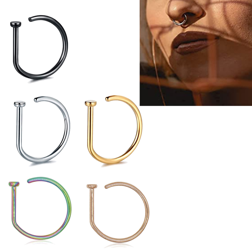1 Pc Vrouw Man Nep Neuspiercin - Body Jewelry Nose Ring recensie en prijs