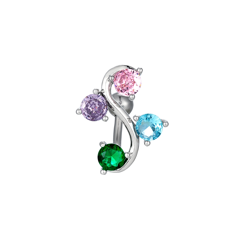 Roestvrijstalen gebogen buikri - Body Jewelry Shop recensie en prijs