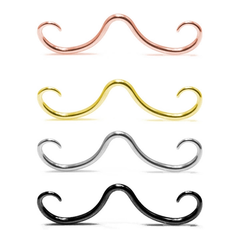 Rvs Neuspiercings Septum Snor  - Body Jewelry Hangers recensie en prijs
