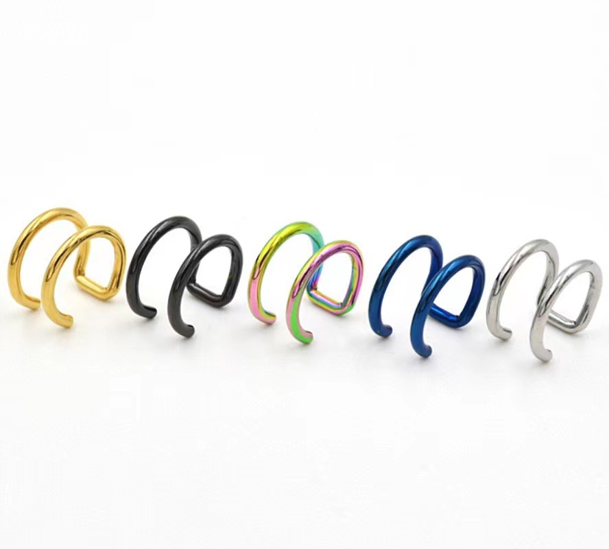 2 stuks 316L roestvrijstalen c - Body Jewelry Ear Piercing recensie en prijs