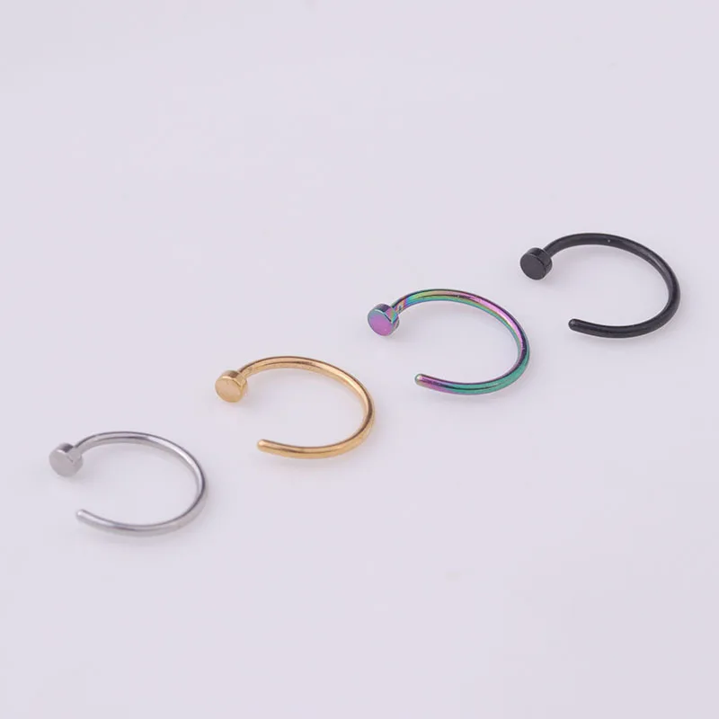 5 stks/partij 20G Neusring Hoo - Body Jewelry Nose Ring recensie en prijs