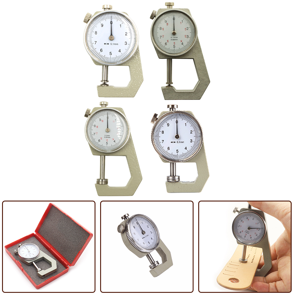 Lederdiktemeter met metalen be - Body Jewelry Measurements recensie en prijs