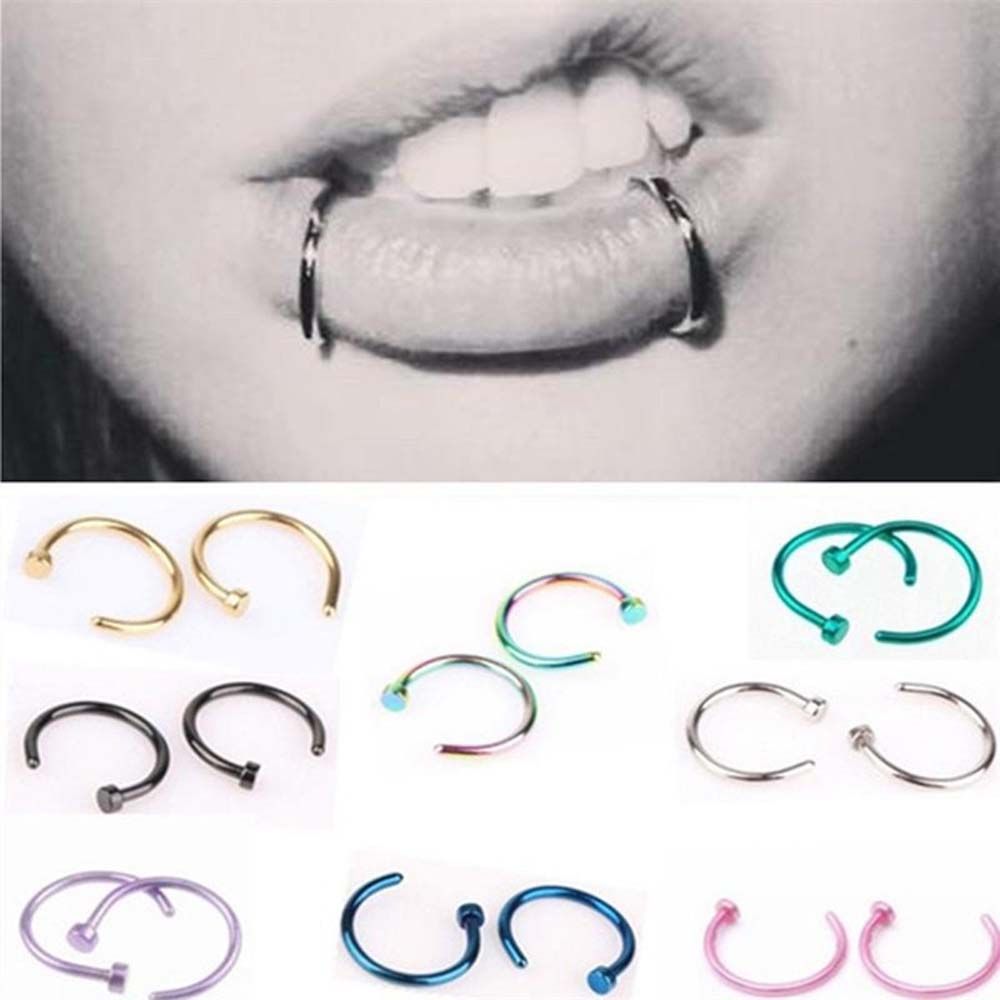 10 stuks dunne roestvrijstalen - Body Jewelry Nose Ring recensie en prijs