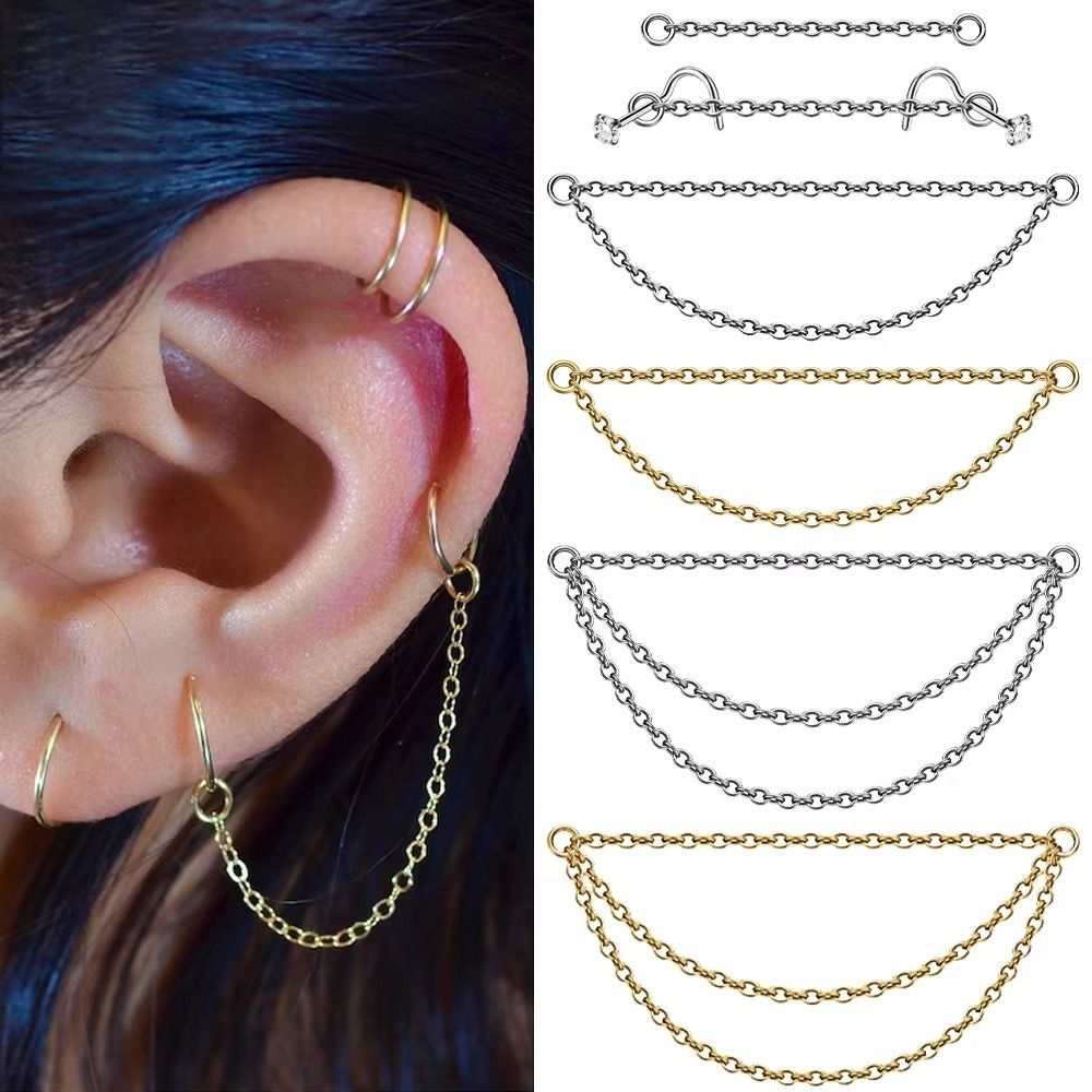 Mode Titanium Neusketting Dubb - Body Jewelry Ear Piercing recensie en prijs