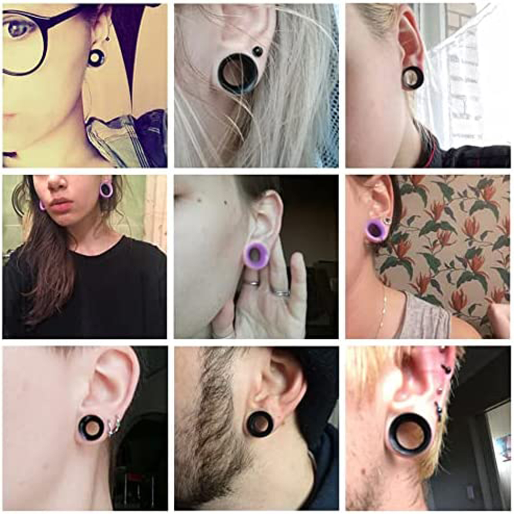 1 paar/4 paar siliconen oordop - Body Jewelry Tunnels recensie en prijs