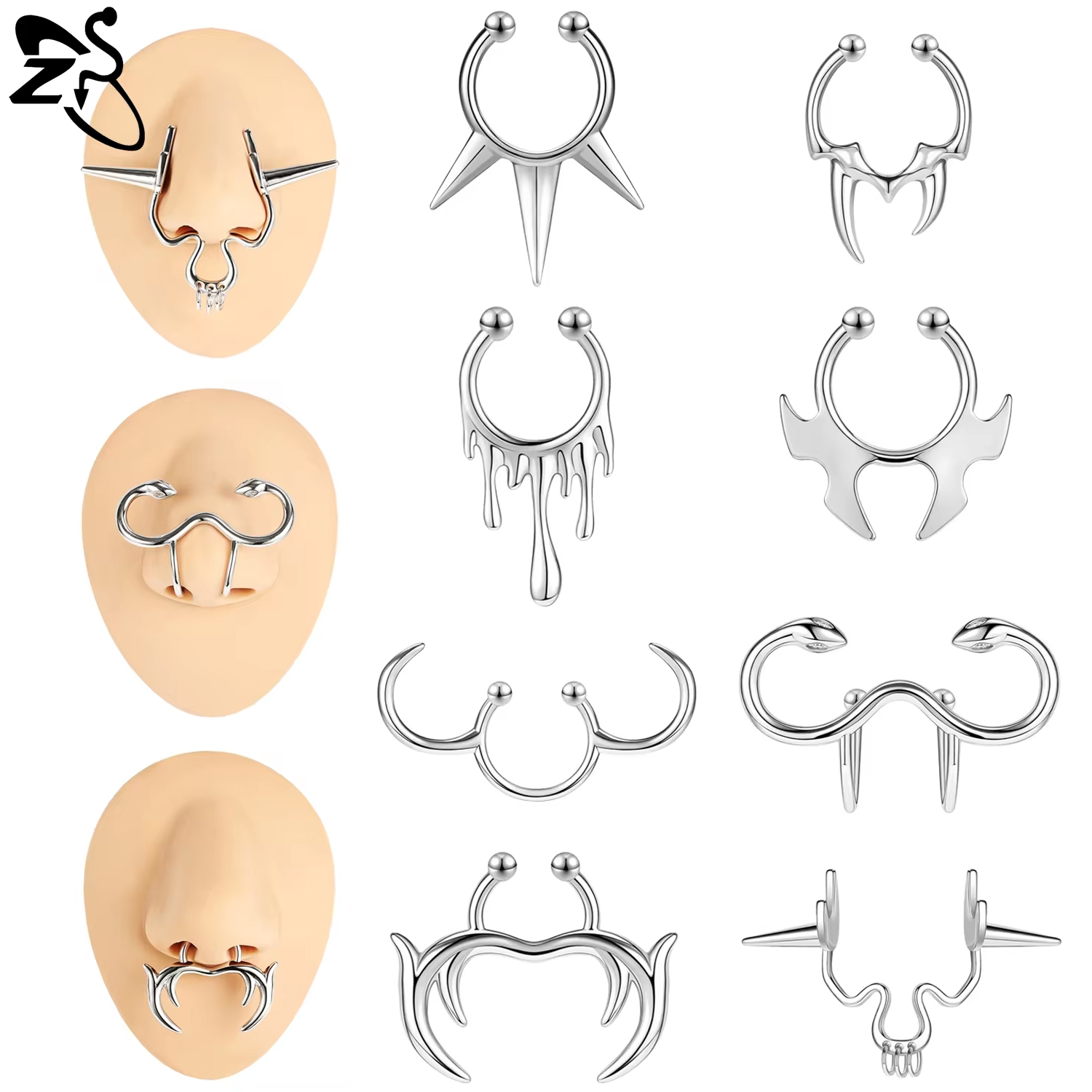 Zs 1 Stuk Punk Stlye Nep Septu - Body Jewelry Nose Ring recensie en prijs