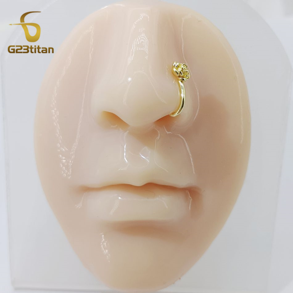 1pc Crystal Koper Rose Neus Cl - Body Jewelry Ear Piercing recensie en prijs