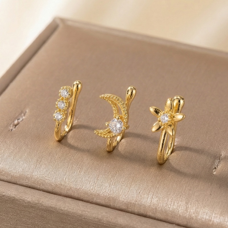 3-delige retro licht-luxe neus - Body Jewelry Nose Ring recensie en prijs