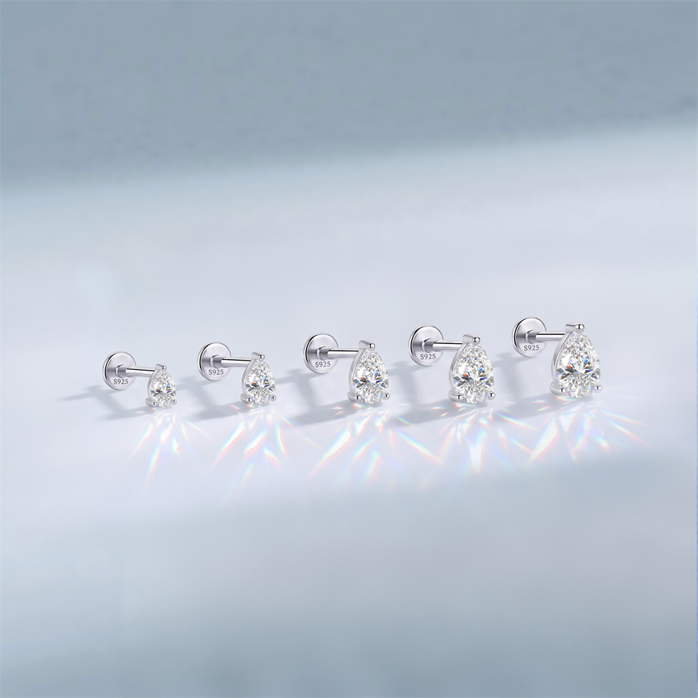 KOJ 1PC 925 Sterling Zilver Kl - Body Jewelry Ear Piercing recensie en prijs