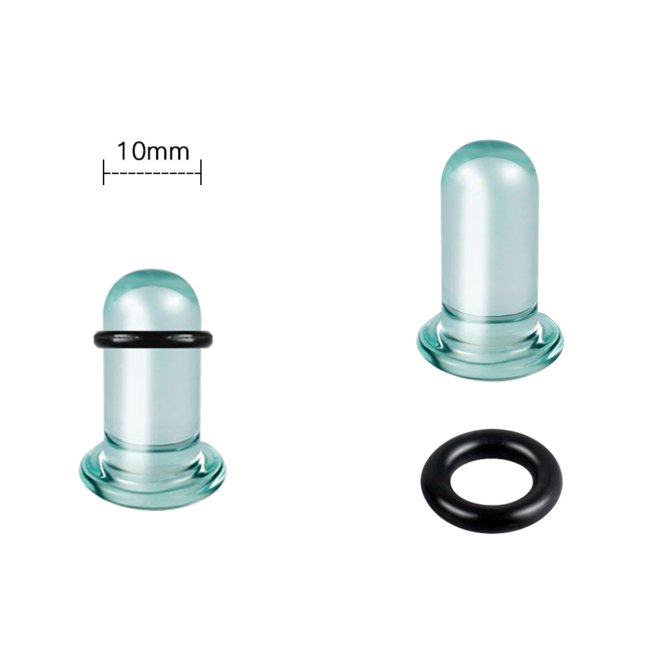 1 paar Glazen Oor Tunnels en S - Body Jewelry Tunnels recensie en prijs